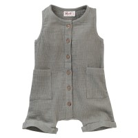 People wear Organic Baby Musselin Spieler Shorty Sommer Overall