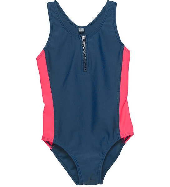 Color Kids Schwimmanzug sportlicher Badeanzug blau/rot