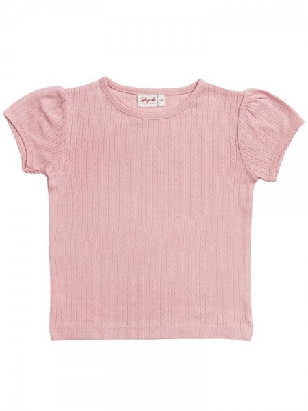 People wear Organic Mädchen T-Shirt Ajour rosa