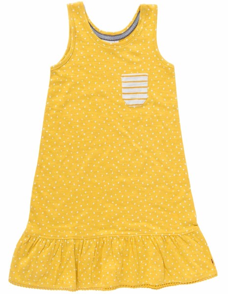 Mädchen Sommerkleid Trägerkleid maisgelb Bio-Baumwolle 116