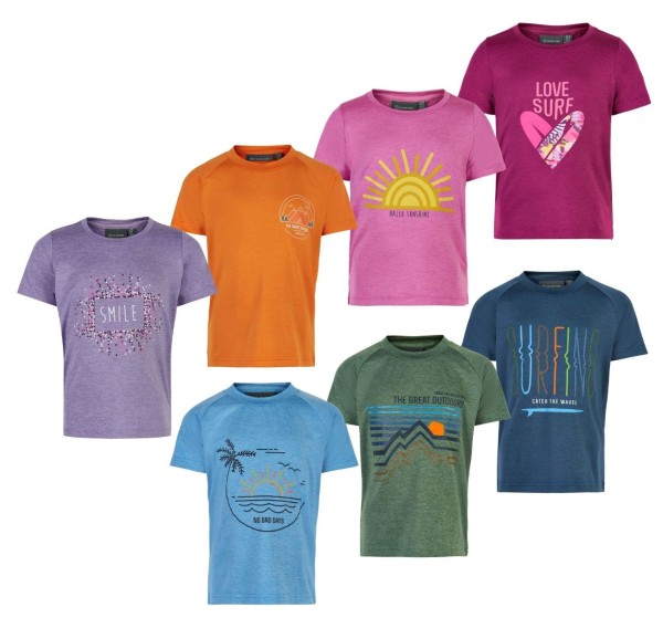 Color Kids Funktions T-Shirt Kurzarm Shirt atmungsaktiv