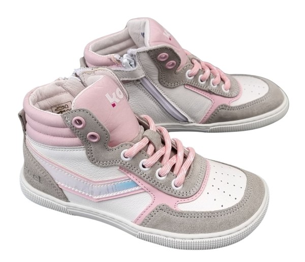 Koel DANISH pink Barfußschuhe weiß/rosa Sneaker knöchelhoch