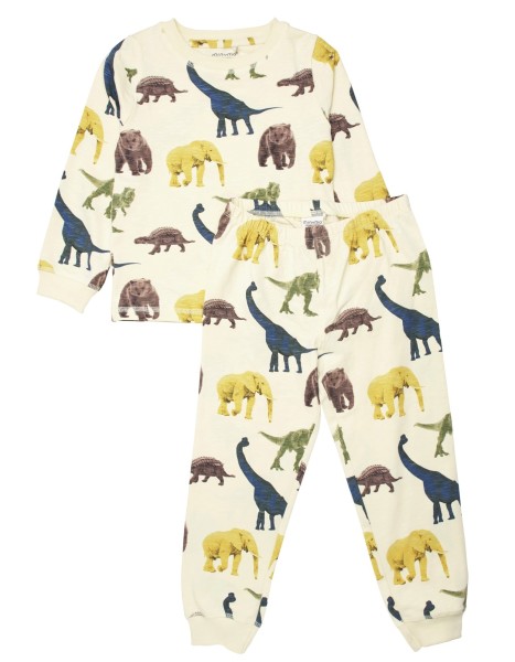 Minymo Dino Schlafanzug Bio Baumwolle Pyjama