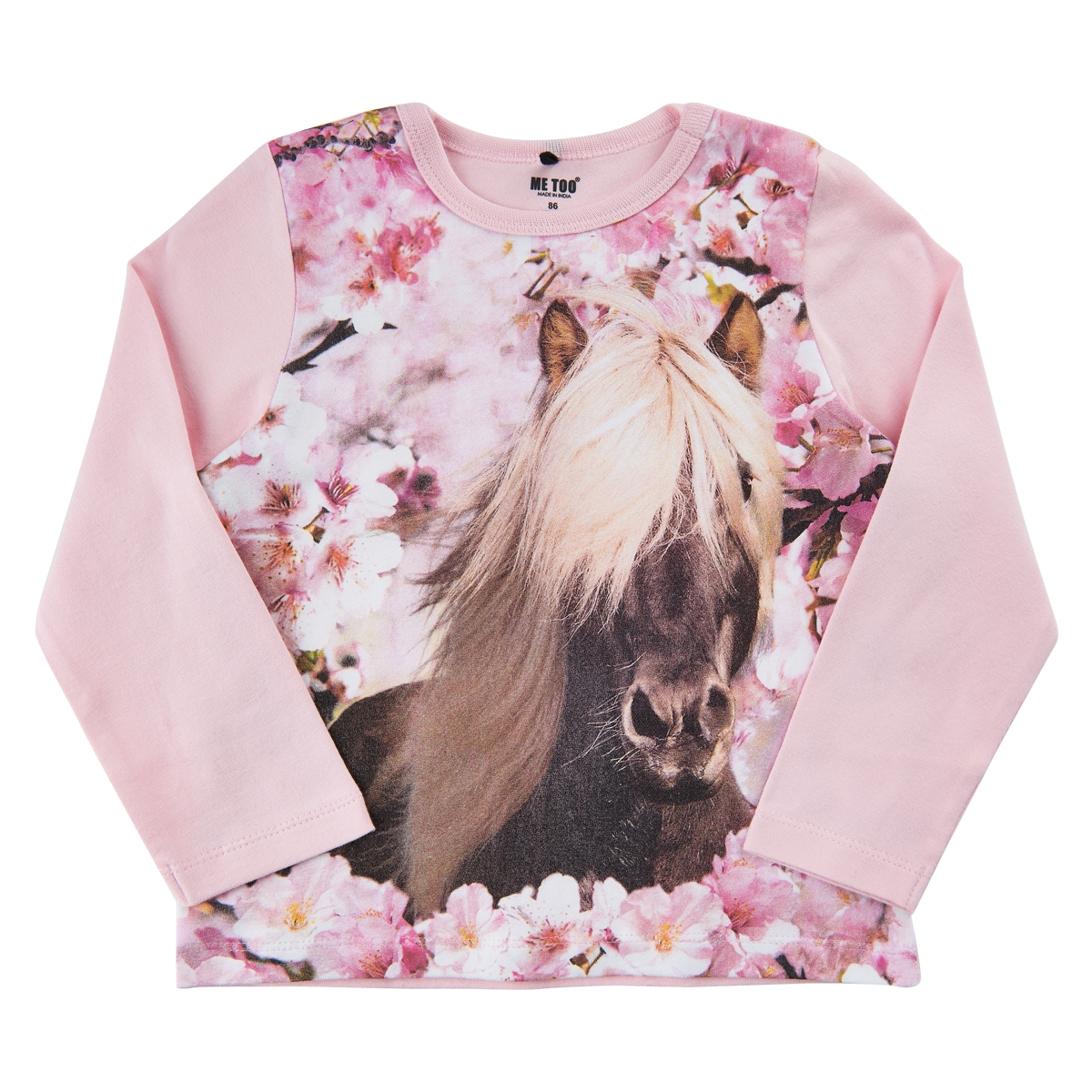 Pony Langarmshirt rosa Pinokids | Mädchen Metoo