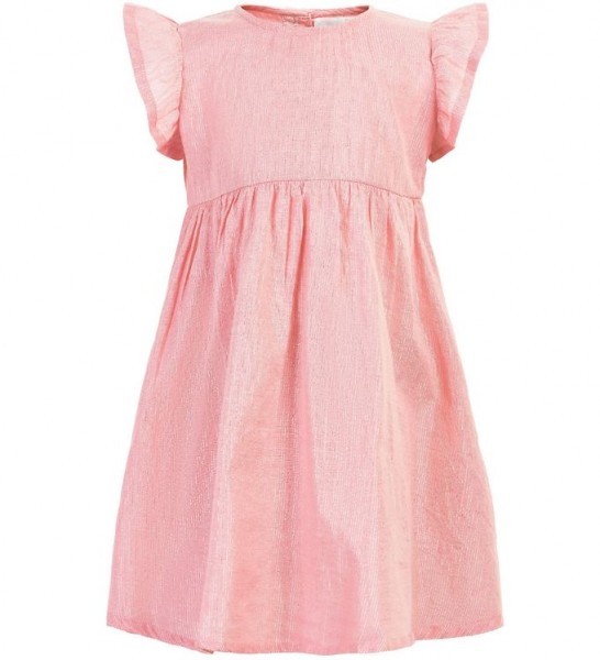 Creamie Mädchen Sommerkleid rosa/silber gestreift