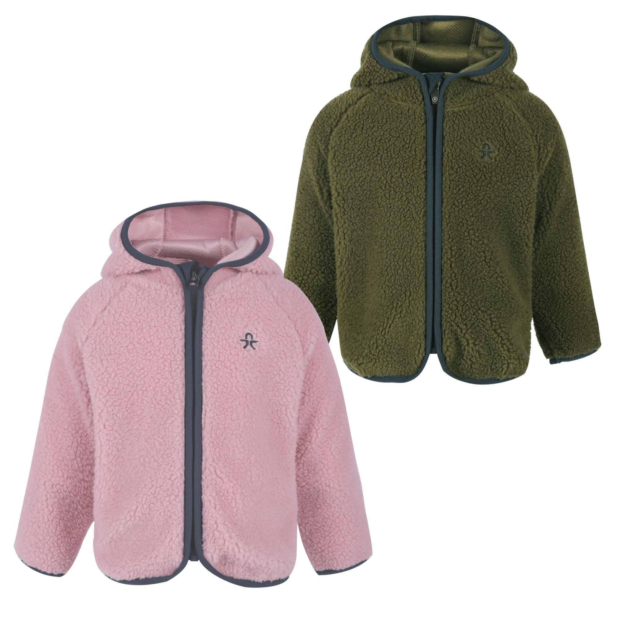 Color Kids Fleecejacke kuschelige Teddyfleece Jacke | Fleecebekleidung |  Winter Outdoorbekleidung | BABY | Pinokids
