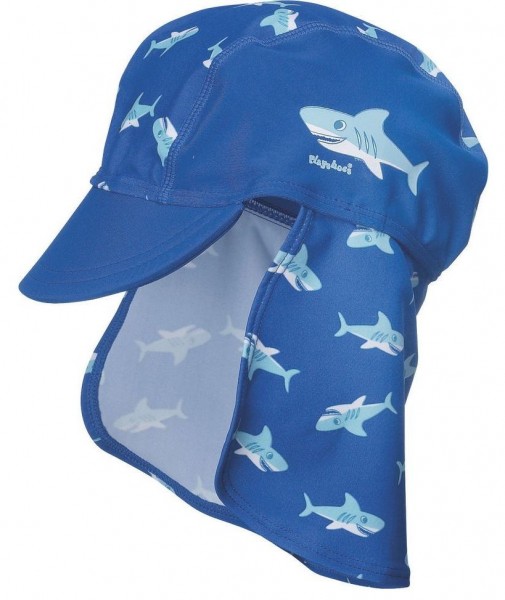 UV-Schutz Strandhut Hai Sonnenmütze royalblau