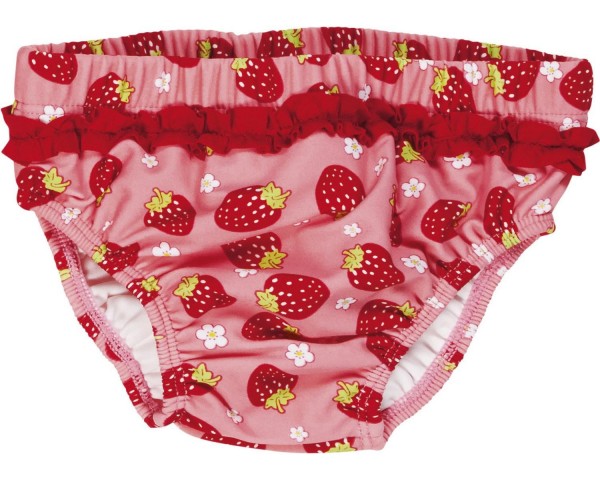 Baby Schwimmwindel Erdbeeren rosa/rot